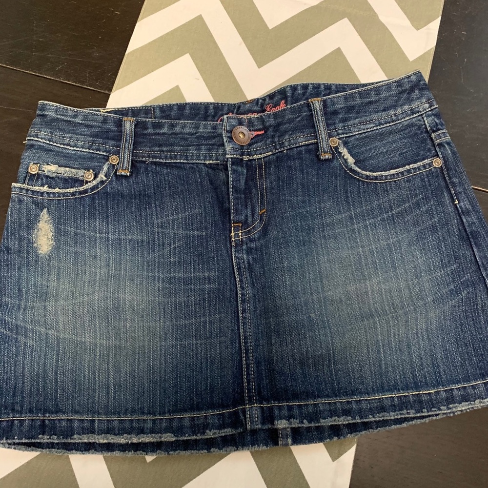 Jean Mini skirt